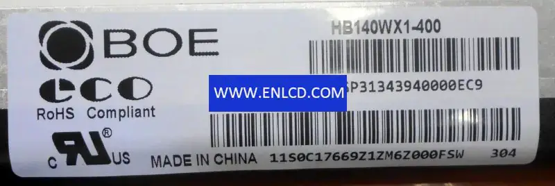 Sostituzione del pannello LCD BOE HB140WX1-400 per laptop