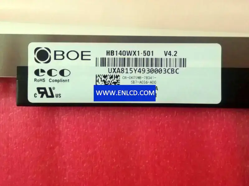 Sostituzione del pannello LCD BOE HB140WX1-501 per il pannello a sfioramento