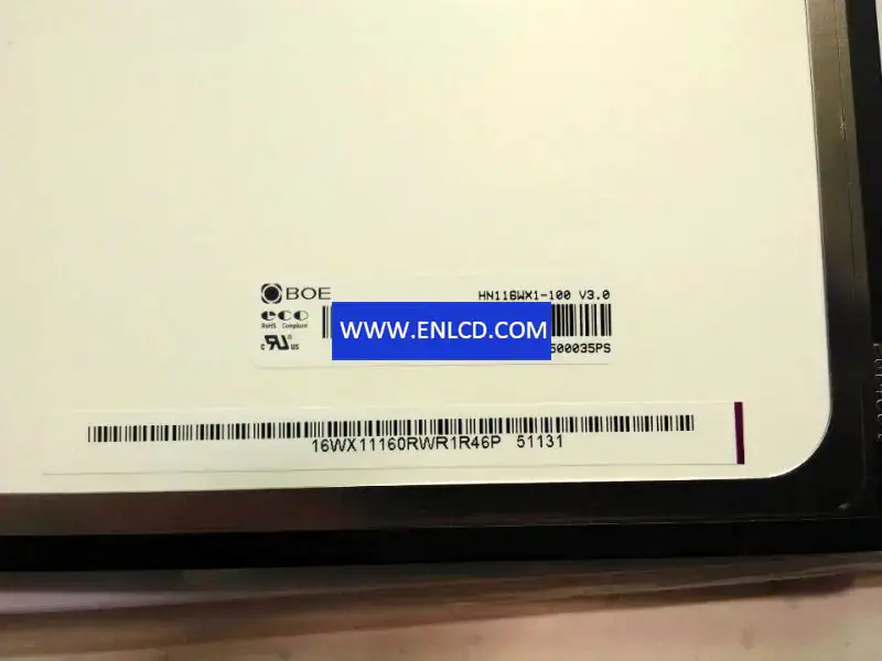 Remplacement du panneau LCD HN116WX1-100 BOE pour ordinateur portable