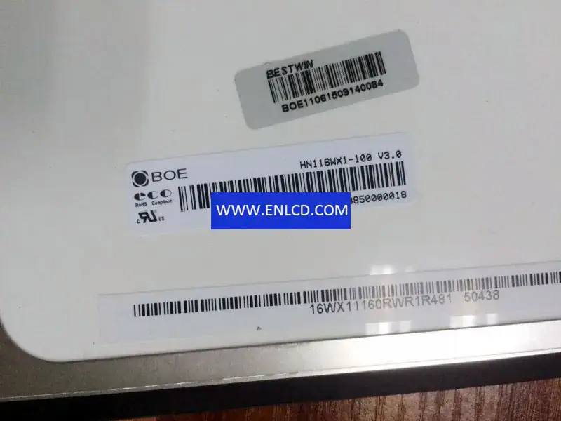Remplacement du panneau LCD HN116WX1-100 BOE pour ordinateur portable