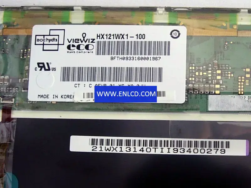 HYDIS HX121WX1-100 LCD panel replacement for Pad & Tablet