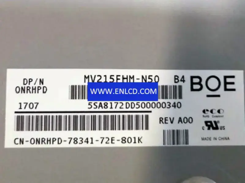 Remplacement du panneau LCD MV215FHM-N50 BOE