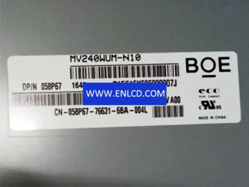 Remplacement du panneau LCD MV240WUM-N10 BOE pour moniteur de bureau
