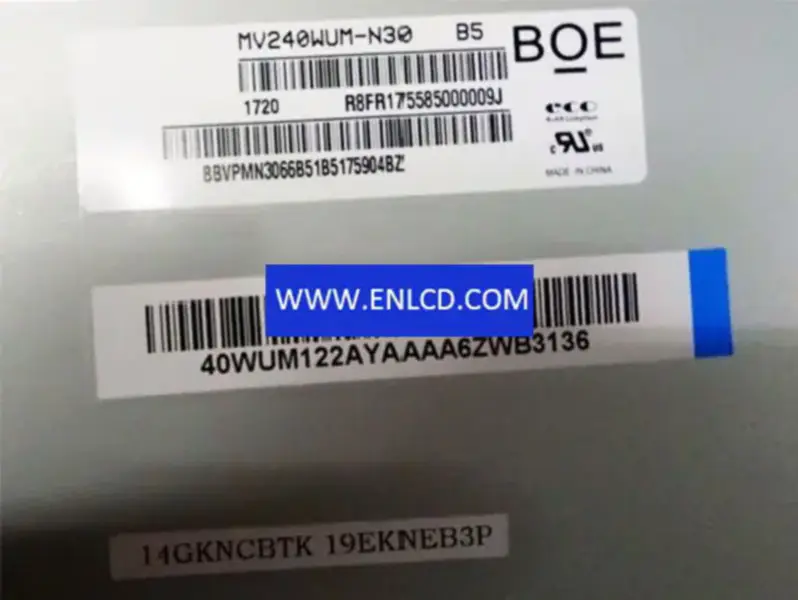 Remplacement du panneau LCD MV240WUM-N30 BOE pour moniteur de bureau