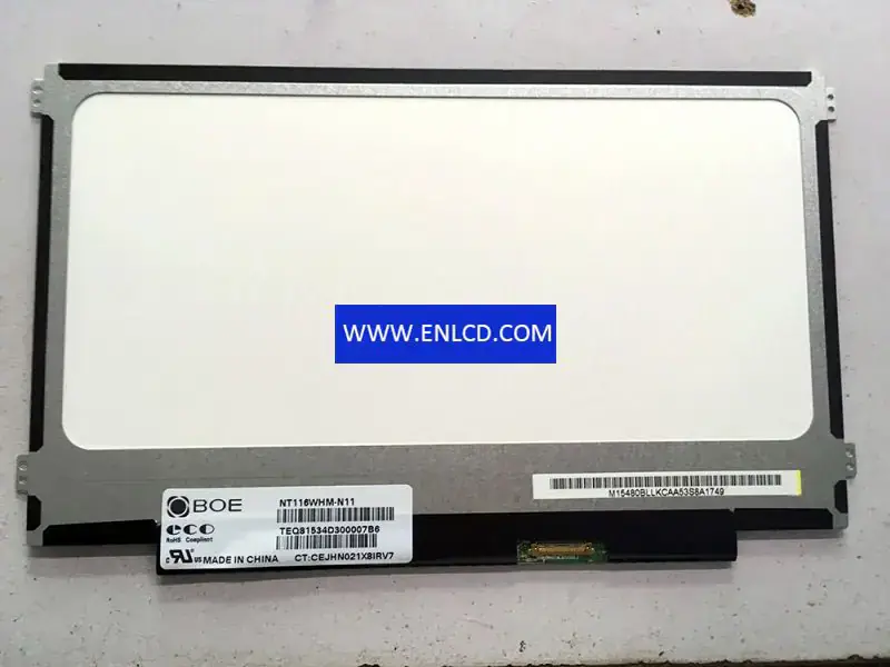 Remplacement du panneau LCD NT116WHM-N11 BOE pour ordinateur portable