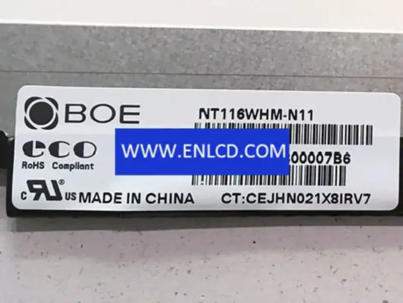 Remplacement du panneau LCD NT116WHM-N11 BOE pour ordinateur portable