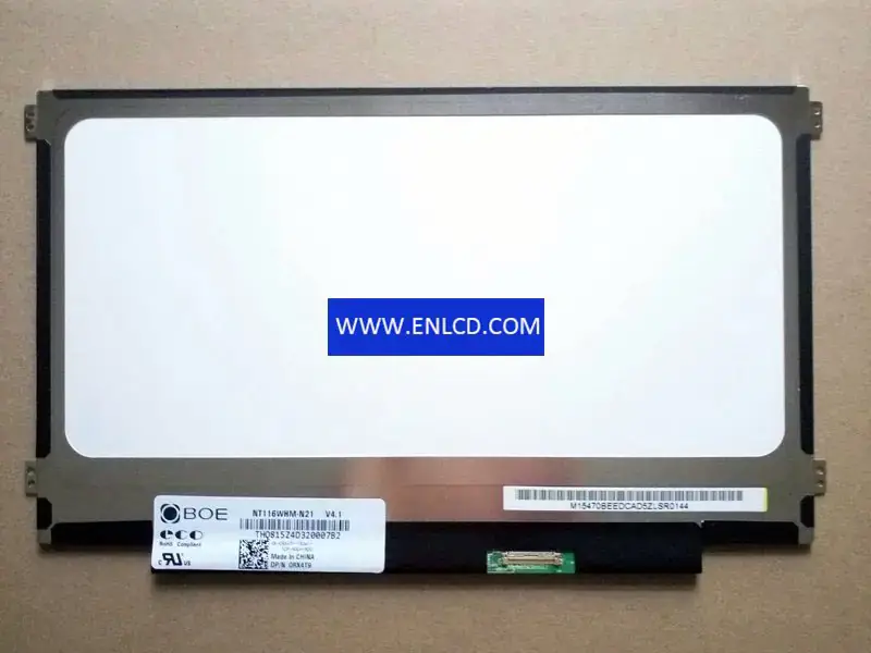 Remplacement du panneau LCD NT116WHM-N21 BOE pour ordinateur portable
