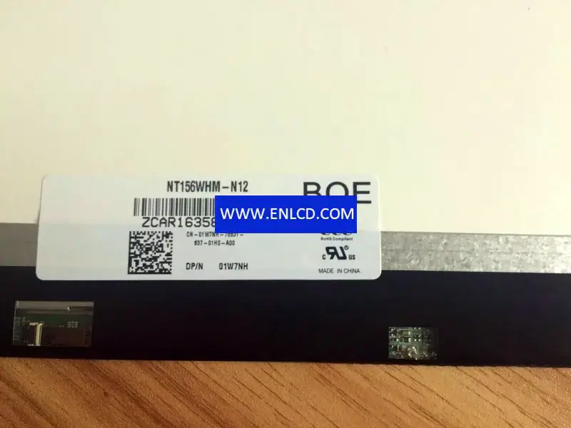 Remplacement du panneau LCD NT156WHM-N12 BOE