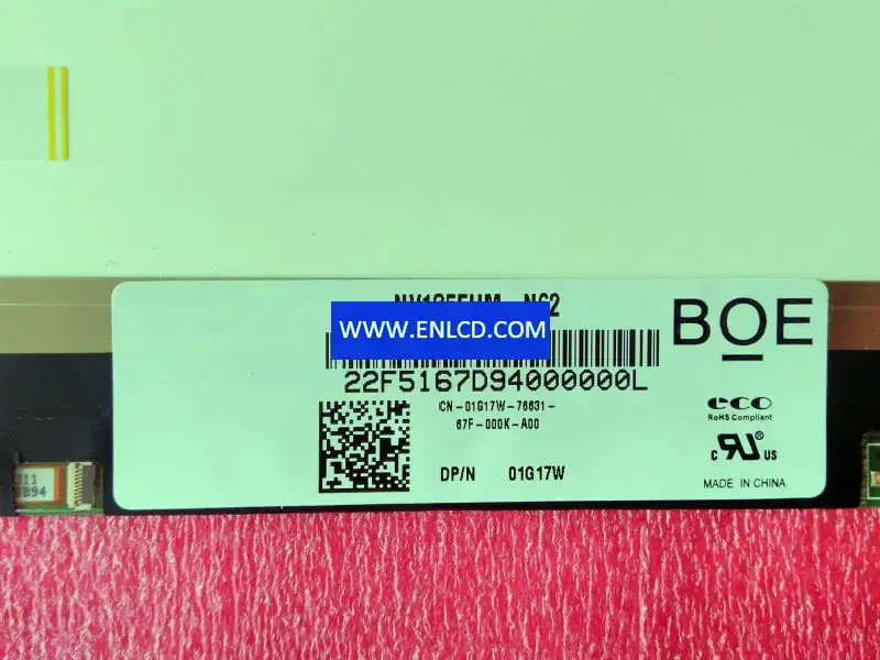 NV125FHM-N62 BOE LCD panel replacement for Laptop