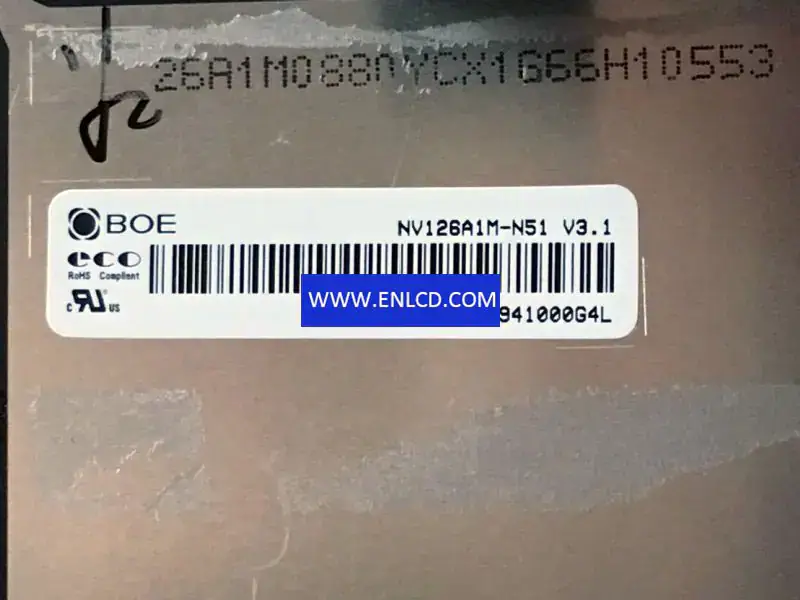Sostituzione del pannello LCD BOE NV126A1M-N51 per laptop