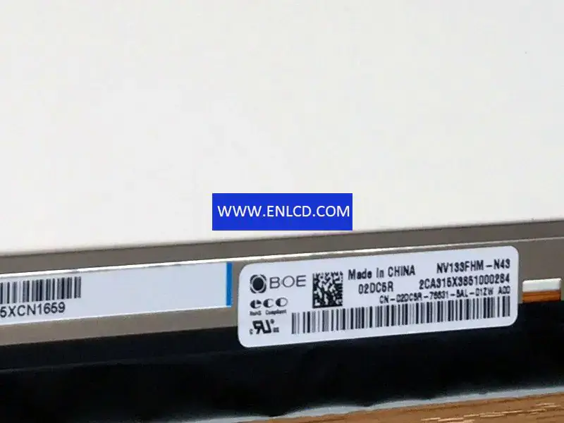 Remplacement du panneau LCD NV133FHM-N43 BOE