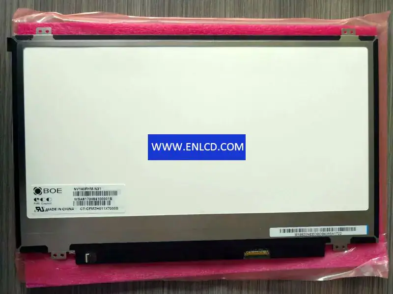 NV140FHM-N31 BOE LCD panel replacement for Laptop