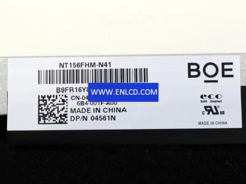Remplacement du panneau LCD NV156FHM-N41 BOE pour ordinateur portable