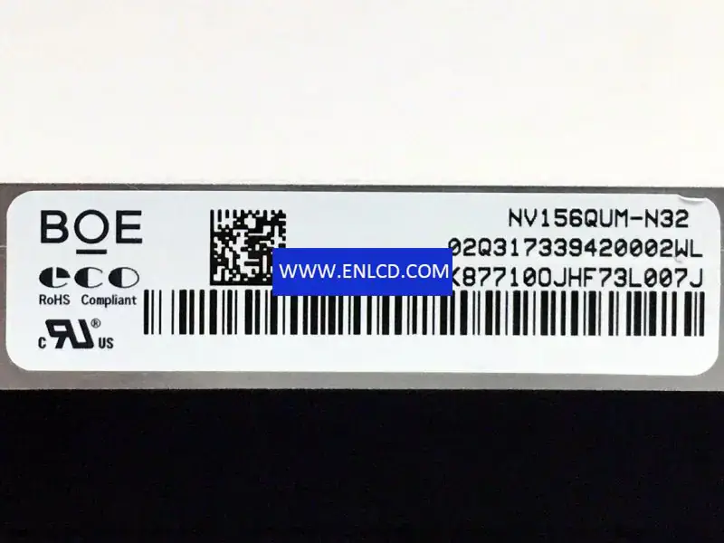 Remplacement du panneau LCD NV156QUM-N32 BOE pour ordinateur portable