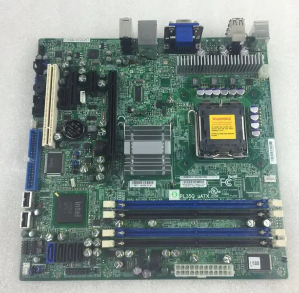 Carte mère pour équipement industriel SuperMicro PL35Q C2SBM-RSYS-PL1 REV:1.21