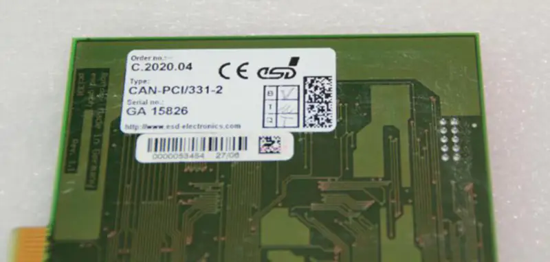 CAN-PCI/33 interface card CAN-PCI/331-1 CAN-PCI/331-2