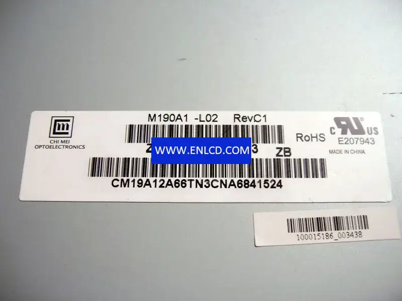 Remplacement du panneau LCD Innolux M190A1-L02 pour écran tactile