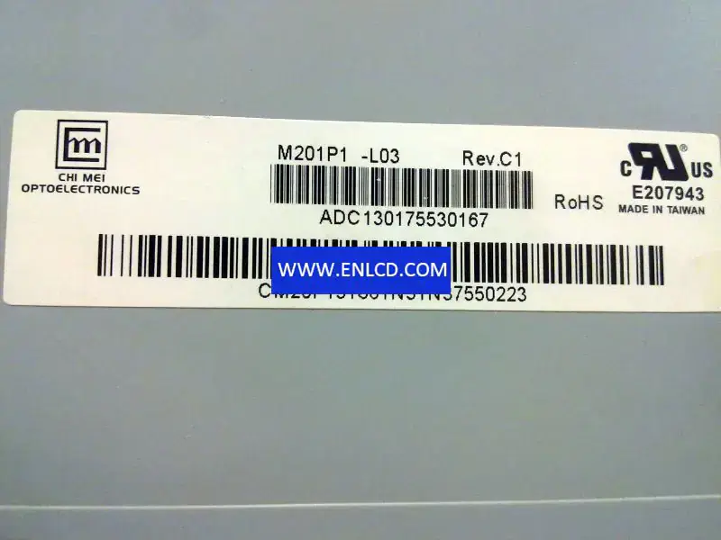 Remplacement du panneau LCD Innolux M201P1-L03 pour écran tactile