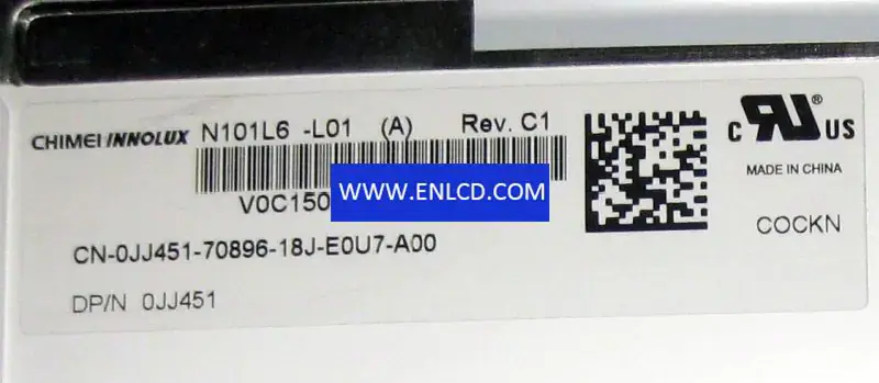 Netbook PC için N101L6-L01 Innolux LCD panel değişimi