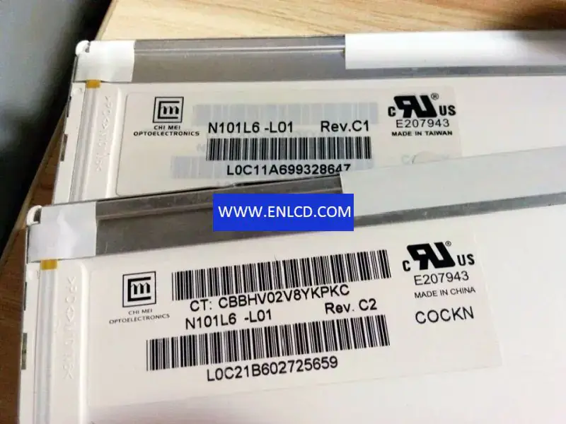 Netbook PC için N101L6-L01 Innolux LCD panel değişimi