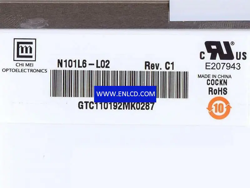 Innolux N101L6-L02 LCD panel for Netbook PC
