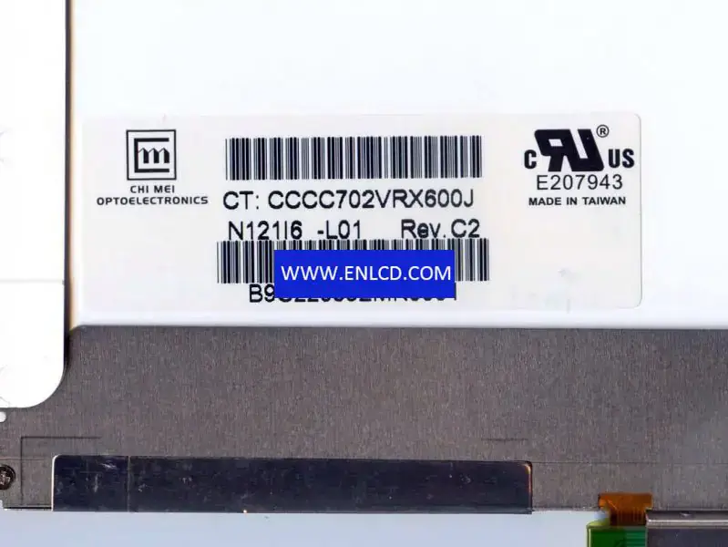 Remplacement du panneau LCD Innolux N121I6-L01 pour ordinateur portable