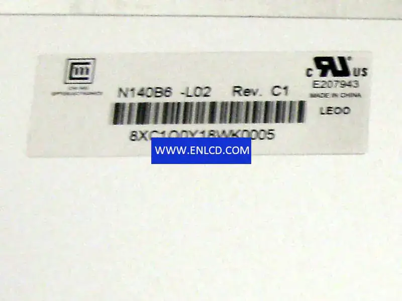N140B6-L02 Innolux LCD panel replacement for Laptop