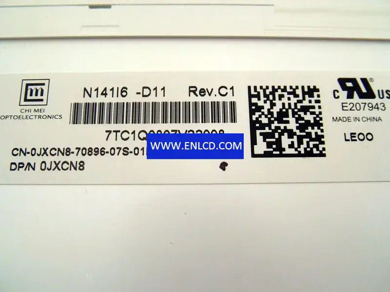 Remplacement du panneau LCD N141I6-D11 Innolux