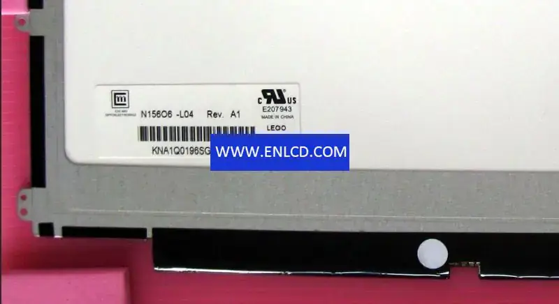Remplacement du panneau LCD Innolux N156O6-L04 pour ordinateur portable