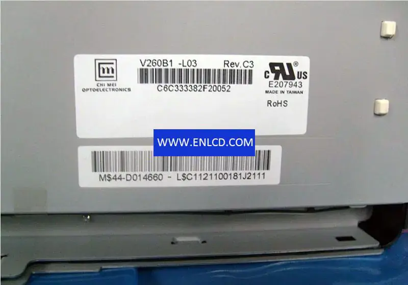 Remplacement du panneau LCD Innolux V260B1-L03 pour téléviseurs
