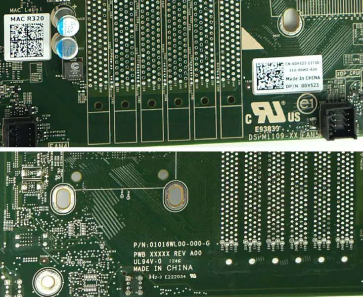 PowerEdge R320 için Dell 0DY523 DY523 CN-0DY523 sunucu anakartı