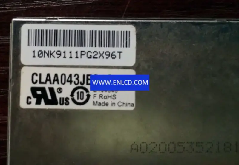 CLAA043JE01CW CPT LCD panelinin değiştirilmesi