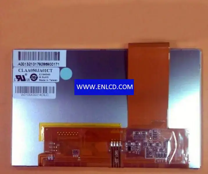 CLAA050JA01CT Otomotiv Ekranı için CPT LCD panel değişimi