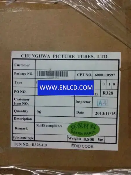 CLAA050LA0ACW Dokunmatik Panel için CPT LCD panel değişimi