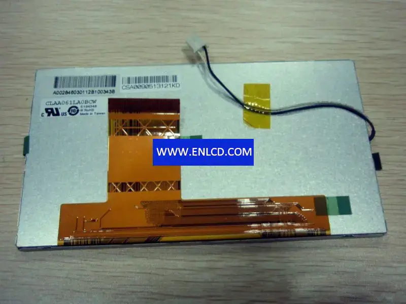 CLAA061LA0BCW Otomotiv Ekranı için CPT LCD panel değişimi