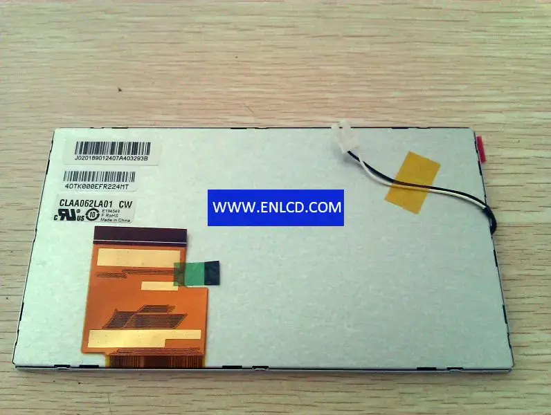 CLAA062LA01CW CPT LCD panel replacement for Automotive Display