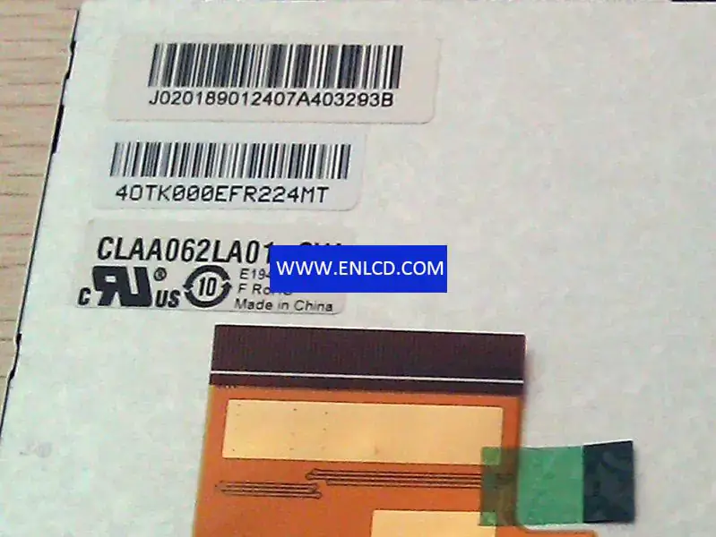 CLAA062LA01CW CPT LCD panel replacement for Automotive Display
