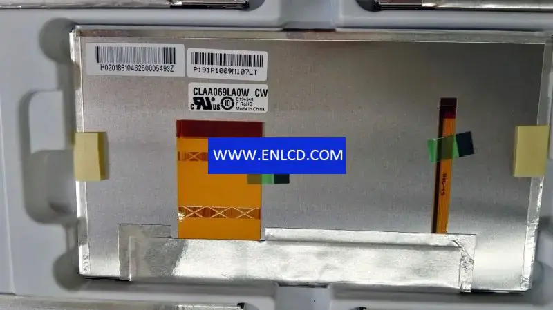 Substituição do painel LCD CLAA069LA0WCW CPT para display automotivo