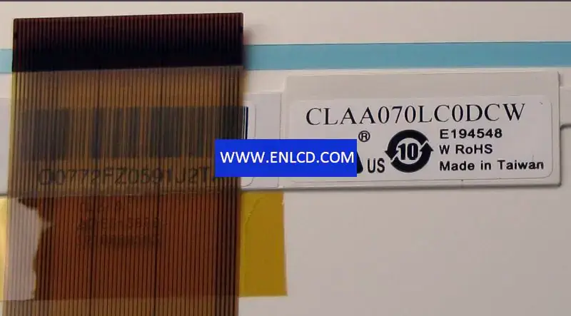 CLAA070LC0DCW CPT LCD panel replacement