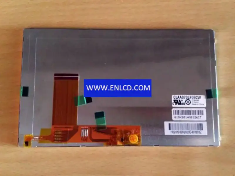 Remplacement du panneau LCD CLAA070LF06CW CPT pour affichage automobile