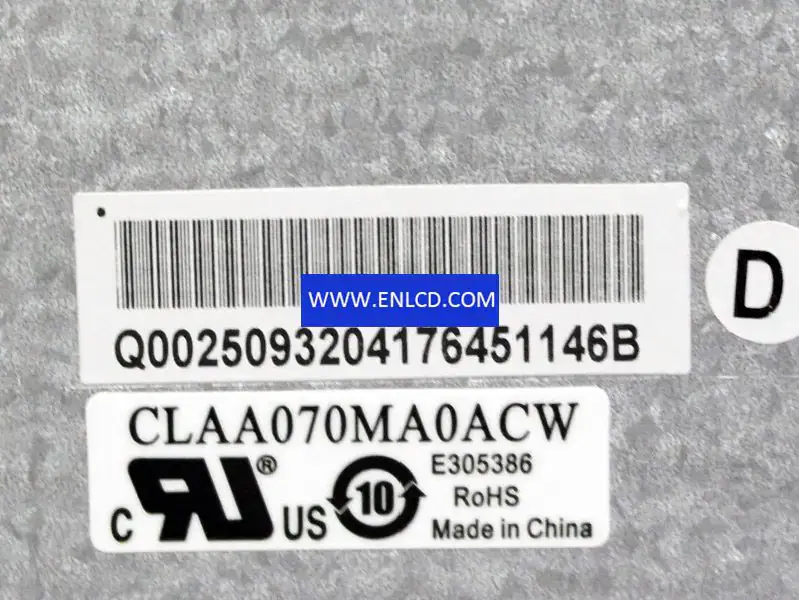 CLAA070MA0ACW Sostituzione pannello LCD CPT