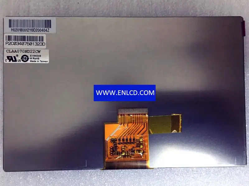 Remplacement du panneau LCD CLAA070ND22CW CPT