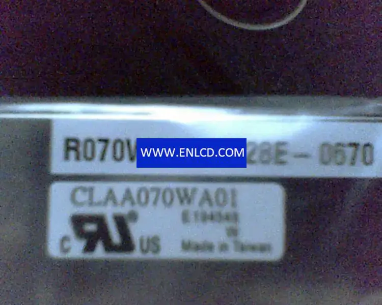 Remplacement du panneau LCD CLAA070WA01 CPT pour écran tactile