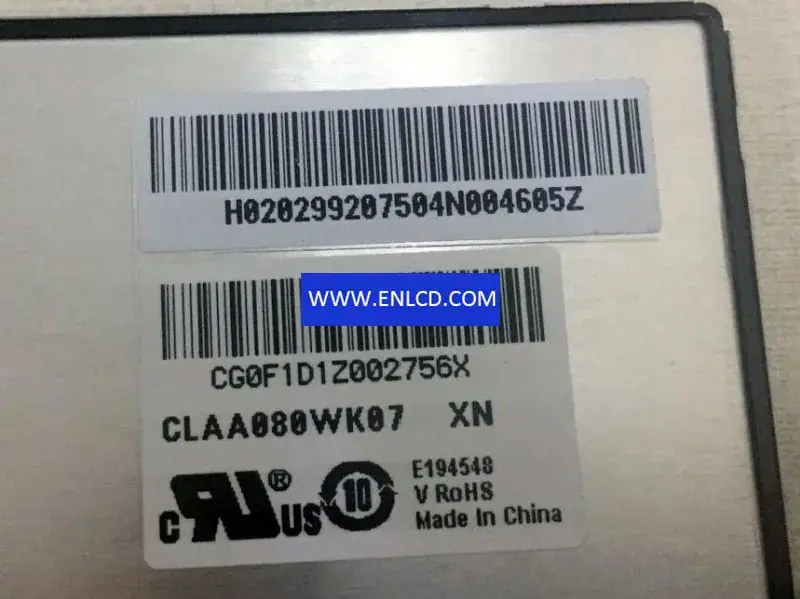 CLAA080WK07 XN CPT LCD panel replacement