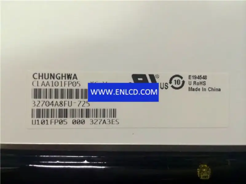 Remplacement du panneau LCD CLAA101FP05 XG CPT pour écran tactile
