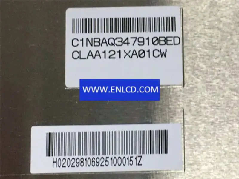 Remplacement du panneau LCD CLAA121XA01CW CPT pour applications industrielles