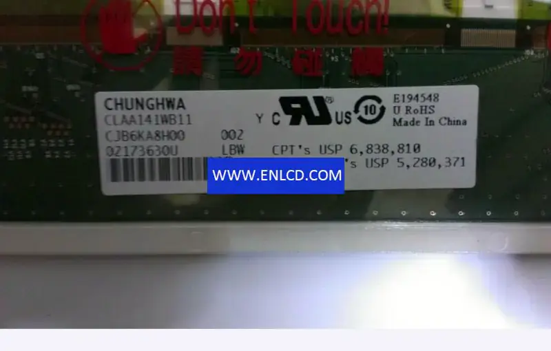 CLAA141WB11 CPT LCD panel replacement