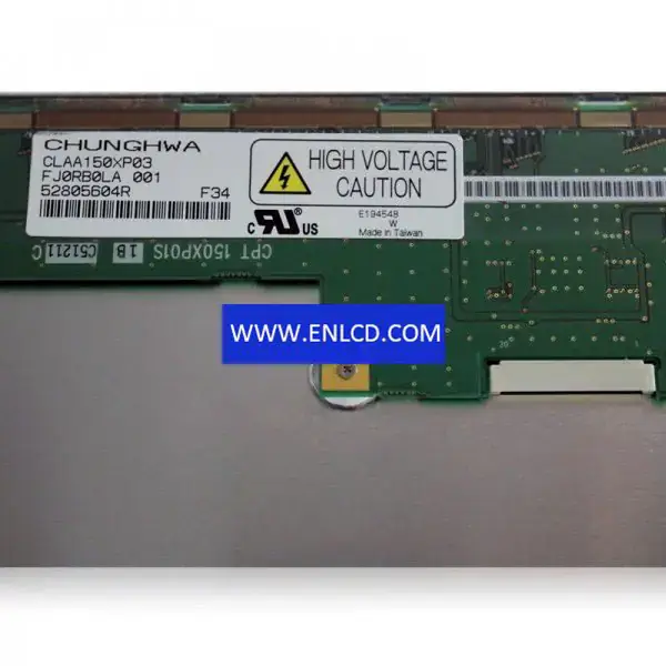 Remplacement du panneau LCD CLAA150XP03 CPT pour moniteur de bureau