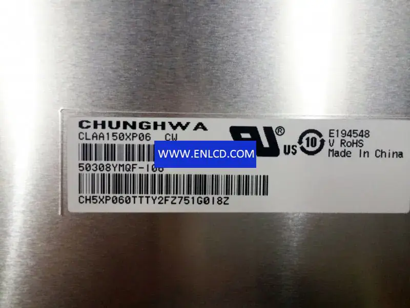 Remplacement du panneau LCD CLAA150XP06CW CPT pour applications industrielles