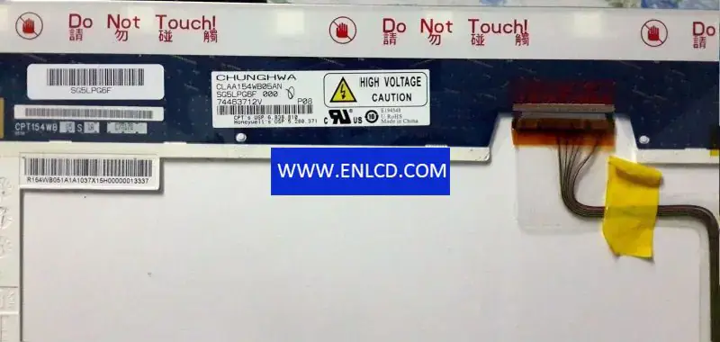CLAA154WB05AN CPT LCD 面板替代觸控螢幕
